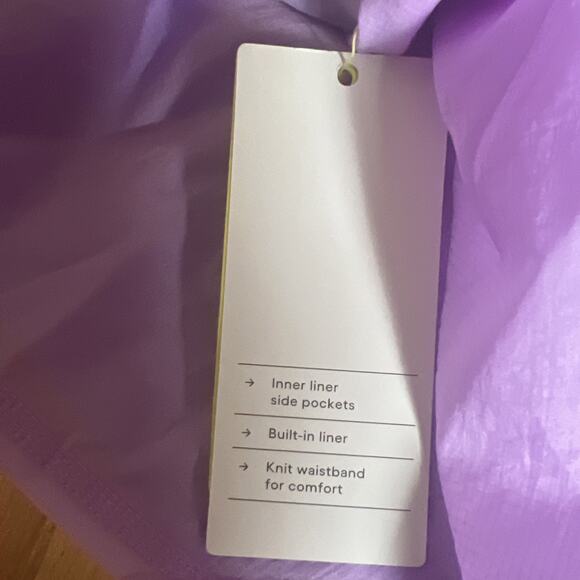 All in Motion Woven High Rise 2 in 1 Run Shorts 3" Violet Women’s XXL NWT - Picture 7 of 7